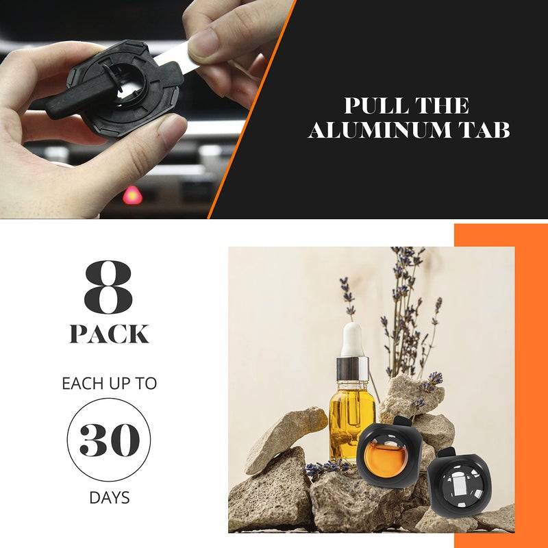 DRIVEJOY Car Air Freshener Vent Clips  8 PK  6 Hawaiian  2 New Car  Car Fresheners for Men Women  Up to 240 Days  Natural Odor Eliminator - Image 3